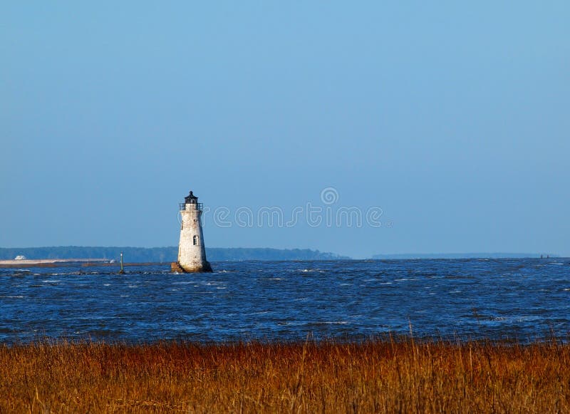 Cockspur Island Lighthouse In Georgia royalty free stock images Cockspur Island Lighthouse In Georgia royalty free stock images
