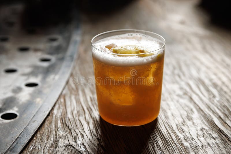 cocktail-on-a-bar-counter-in-a-pub-stock-image-image-of-refreshment