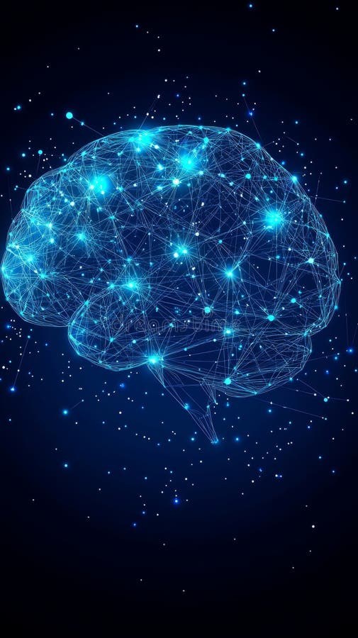 Cocktail bartending techniques. The concept of AI in healthcare cybersecurity. A futuristic digital brain featuring royalty free stock photography