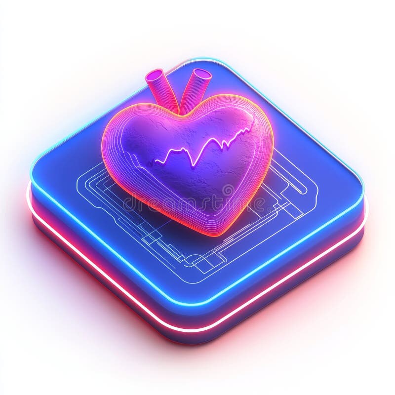 Cocktail bartending techniques. Healthcare cybersecurity with AI. Heart illustration with a neon circuit design and stock photos