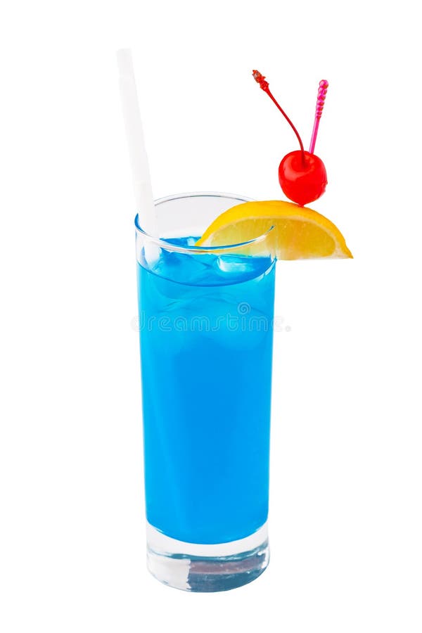 Cocktail-blauer Hawaiianer stockfoto. Bild von frucht - 48966738