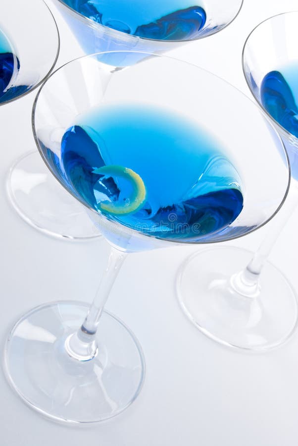 Cocktail blu del Martini