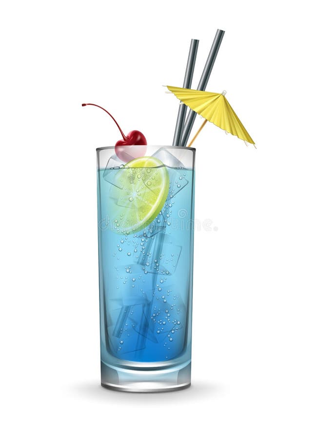Cocktail blu della laguna