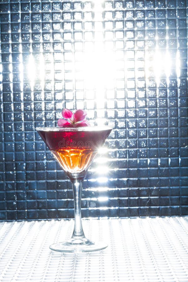 Cocktail with caviar stock photo. Image of sodium, night 39403116