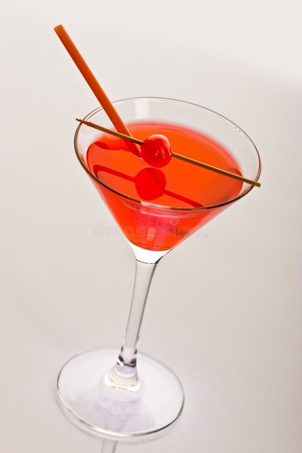 Cocktail with cherry