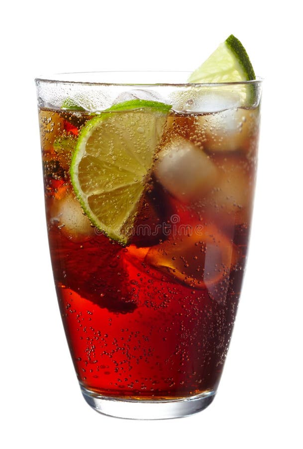 Cocktail di Cuba Libre fotografie stock Cocktail di Cuba Libre fotografie stock