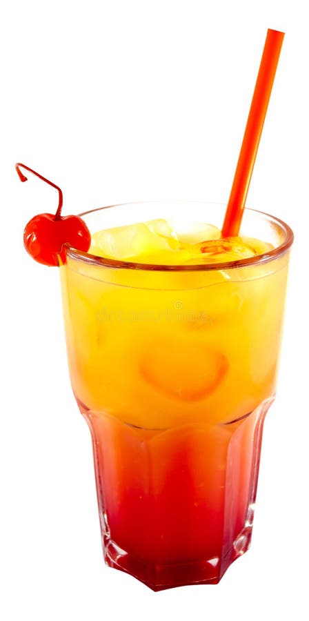 Cocktail do nascer do sol do Tequila imagens de stock royalty free Cocktail do nascer do sol do Tequila imagens de stock royalty free