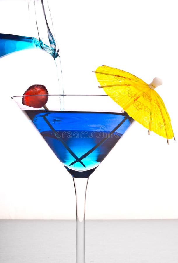Cocktail glass stock image. Image of umbrella, glass 28497103