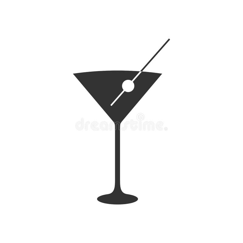Cocktail Icon Logo Template Illustration Design. Vector EPS 10 Stock