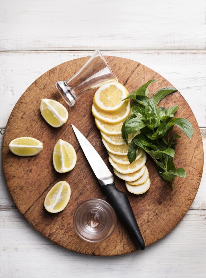 Cocktail ingredients stock photo. Image of food, rustic 31371518