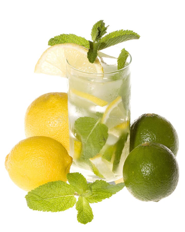 Lemon Basil Cocktail stock image. Image of cocktail, basil 20030629