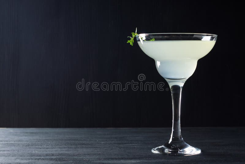 Cocktail in margarita glass