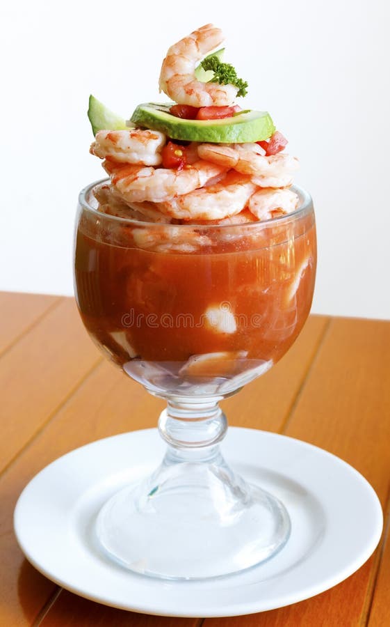 Cocktail messicano del seafod di stile fotografia stock Cocktail messicano del seafod di stile fotografia stock