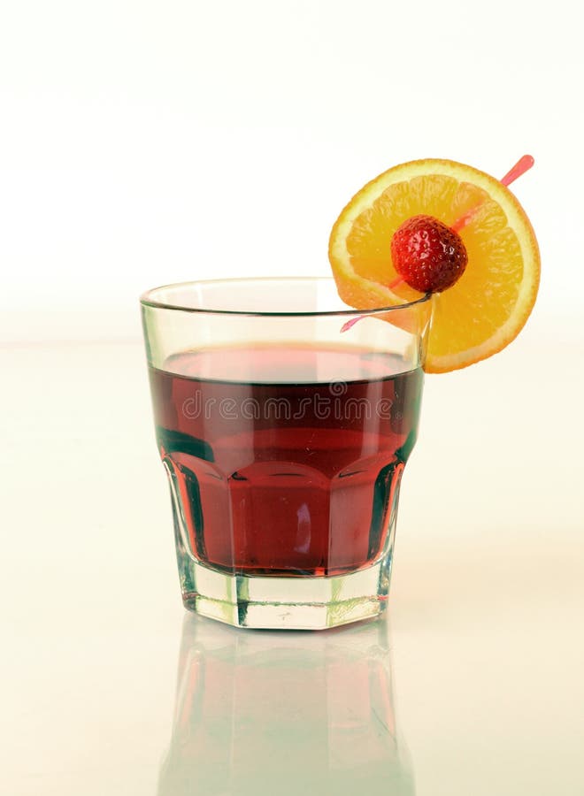 Negroni cocktail stock fotografie
