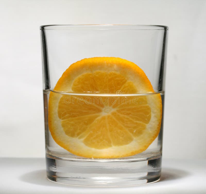 Cocktail with orange