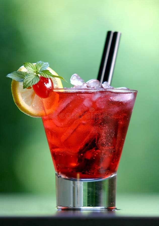 Cocktail red energy stock image. Image of alcohol, beverage 9742383