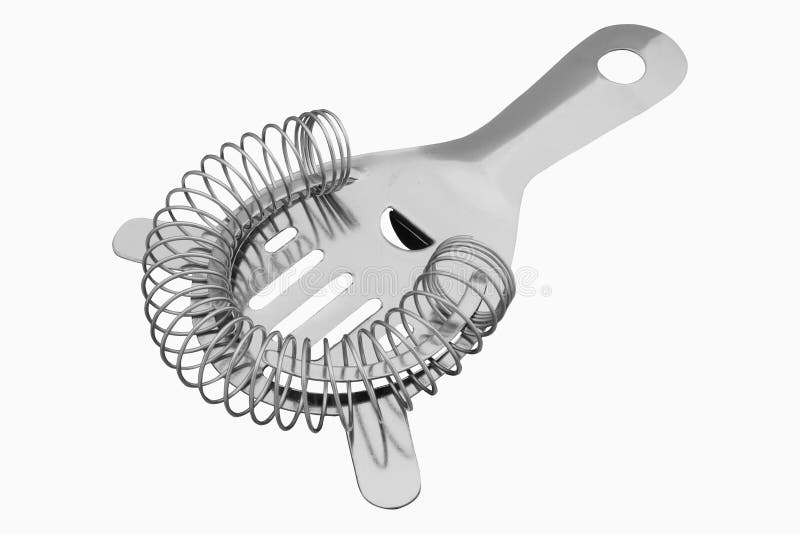 Cocktail Strainer Tool Of The Bartender On White Background Stock Illustration Illustration Of Kitchenware Restaurant 167463604