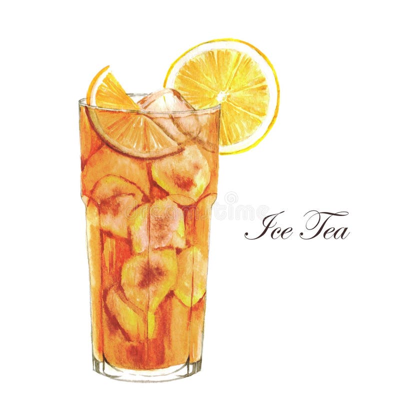 Cocktail watercolor illustration vector illustration Cocktail watercolor illustration vector illustration