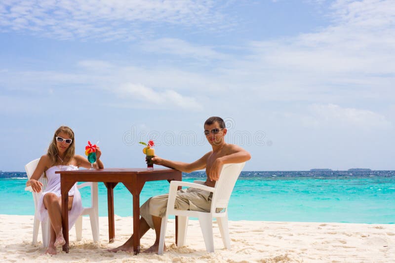 Cocktails at the beach