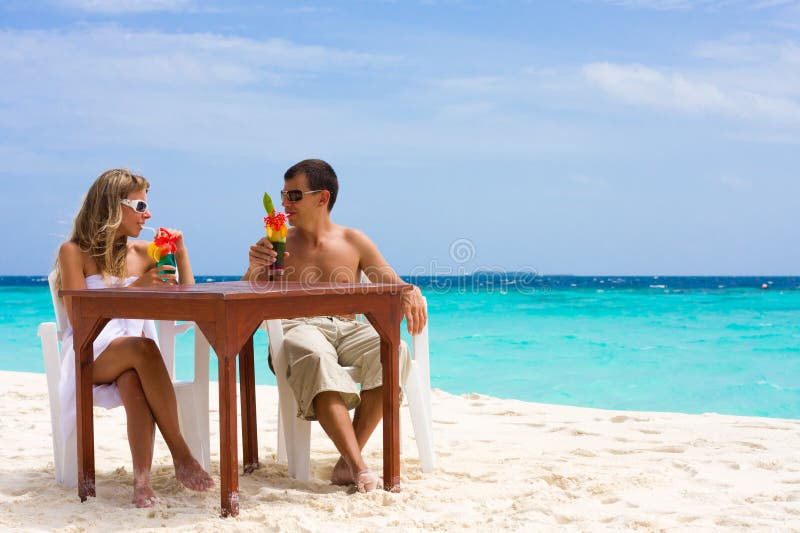 Cocktails at the beach