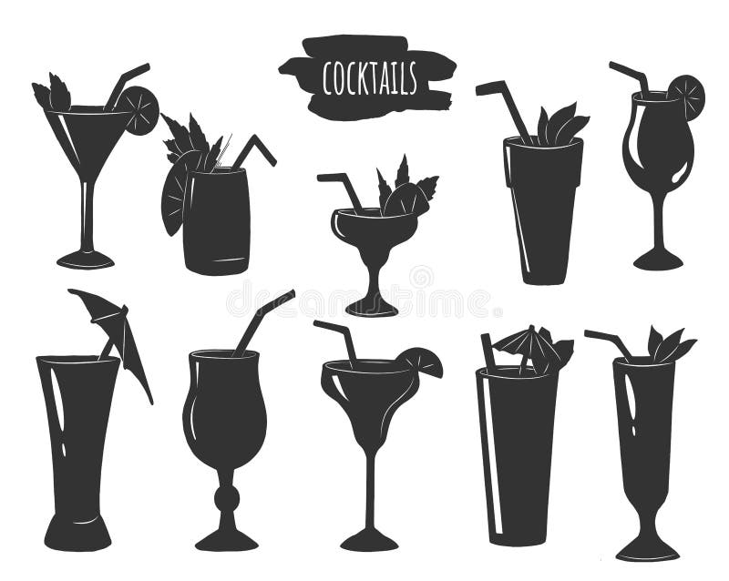 Set bartender equipment and tools Stock Vector by ©istryistry 331917262