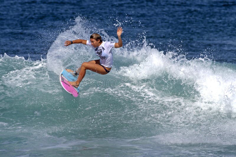 Coco dziewczyn haleiwa Hawaii ho surfingowa surfing