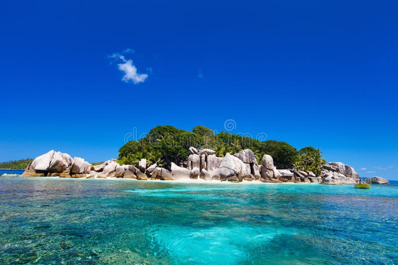 Coco island in Seychelles stock image. Image of tropical 18516251