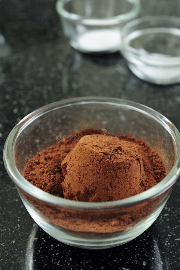 Cocoa Powder stock photography