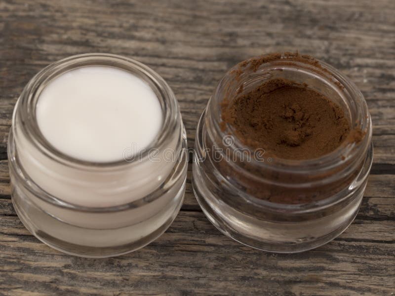 Cocoa powder and milk stock image. Image of food, objects 26869347