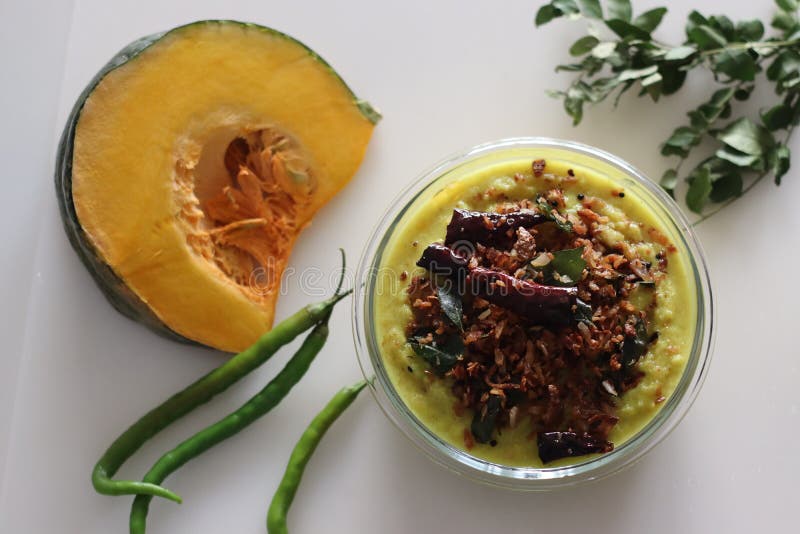 Coconut Based Pumpkin Curry. a Pumpkin Side Dish To Go with Rice, Part