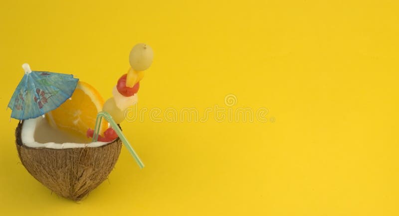 Coconut drink - write down your text
