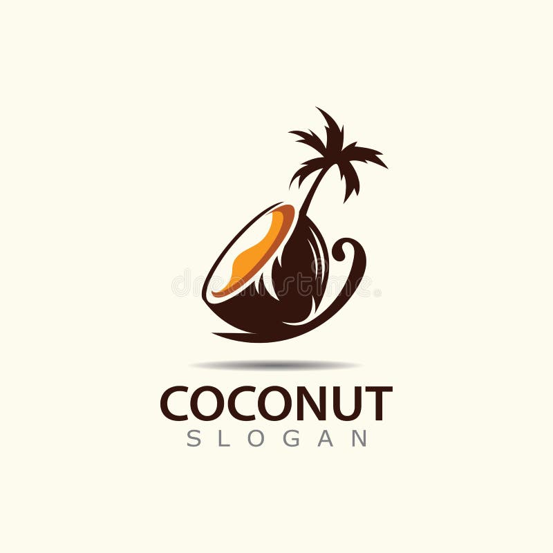 Coconut Logo Image Design Template. Nature Product of Coconut Vector
