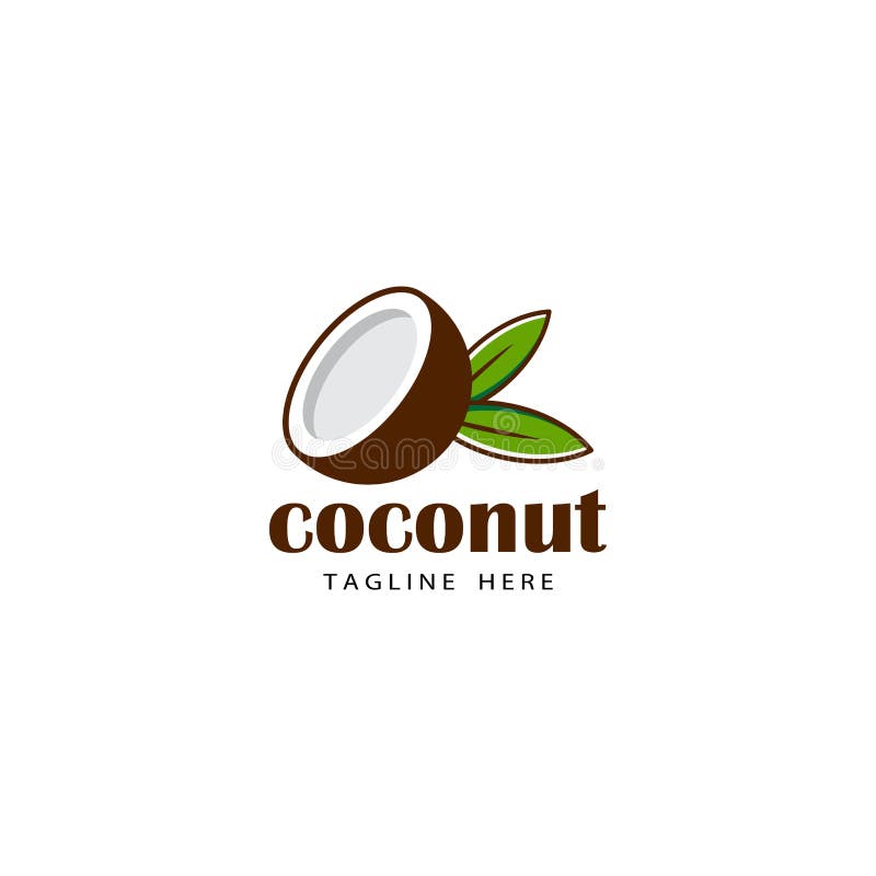 Coconut Logo Template Vector Icon Design Illustration Stock Vector ...