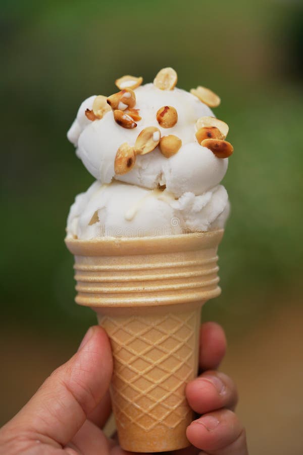 Coconut milk ice cream stock image. Image of children 100188743
