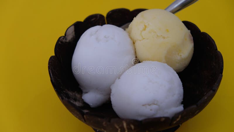 Coconut Milk Ice Cream,thai Desser