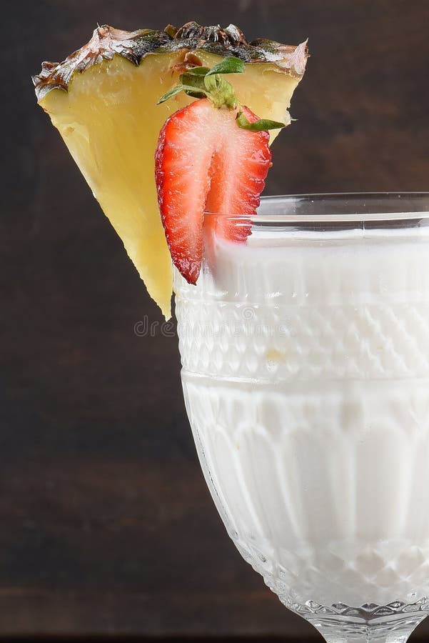 Coconut Milk Juice, Natural Fruit Drink. Alcoholic Stock Image Image