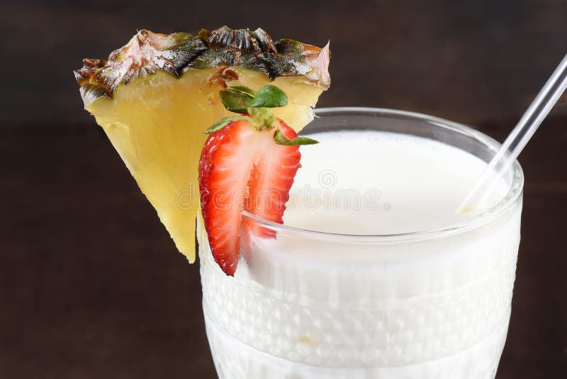 Coconut Milk Juice, Natural Fruit Drink. Alcoholic Stock Image Image