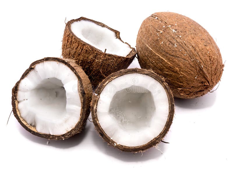 Coconut stock image. Image of broken, composition, kernel 102746299