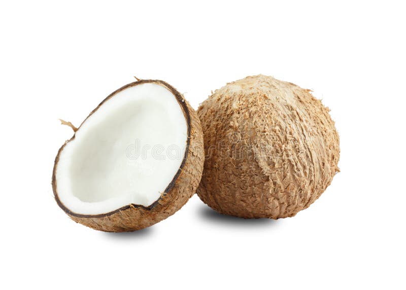 Coconut, tropical fruit stock photo. Image of round 181447094