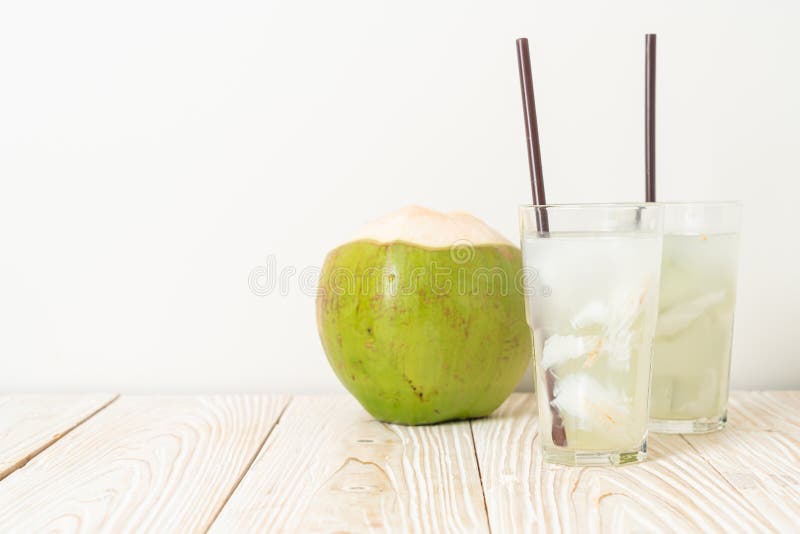Coconut Water or Coconut Juice Stock Image Image of coconut, food