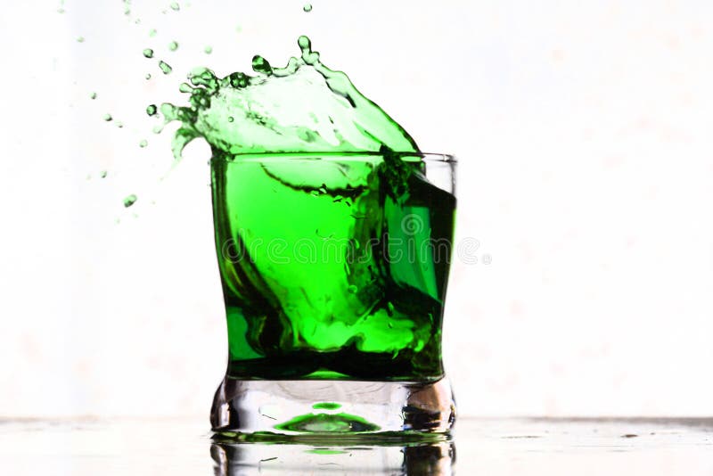 Coctail drink splash