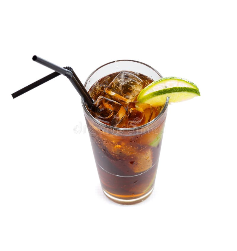 Coctail: Kuba Libre royaltyfri fotografi
