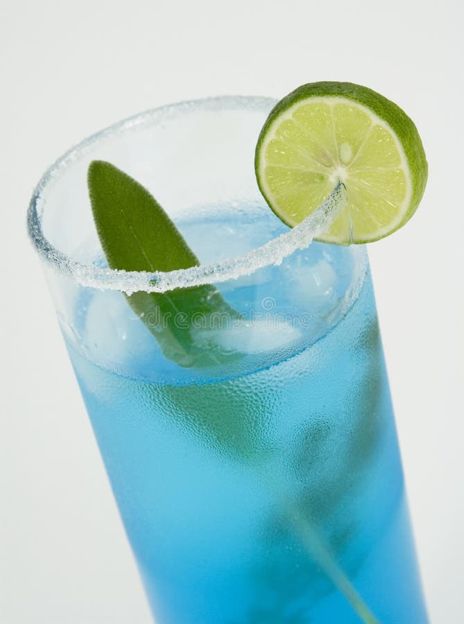 Coctel azul fotos de archivo Coctel azul fotos de archivo