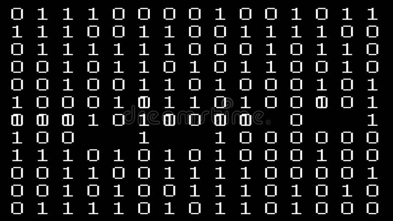 Cod binar royalty free illustration