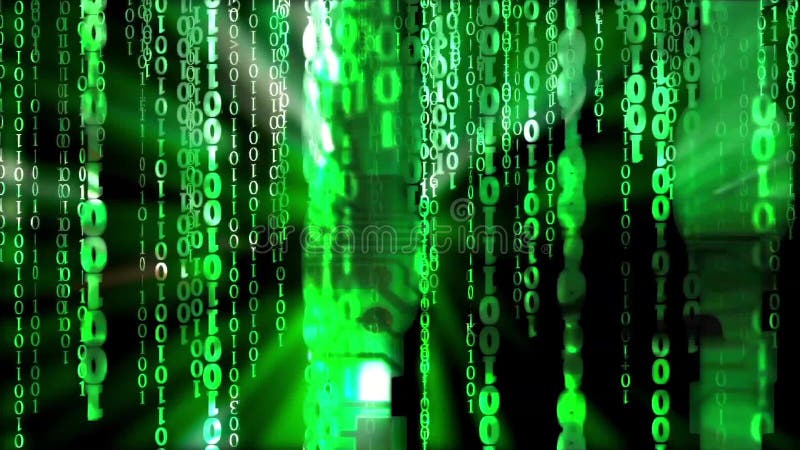 Cod binar royalty free illustration