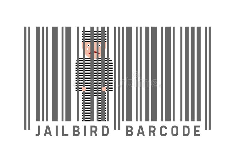 Code barres de récidiviste illustration libre de droits Code barres de récidiviste illustration libre de droits
