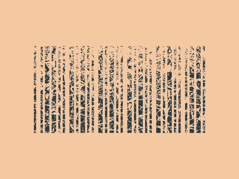 Code barres grunge abstrait de style illustration stock Code barres grunge abstrait de style illustration stock