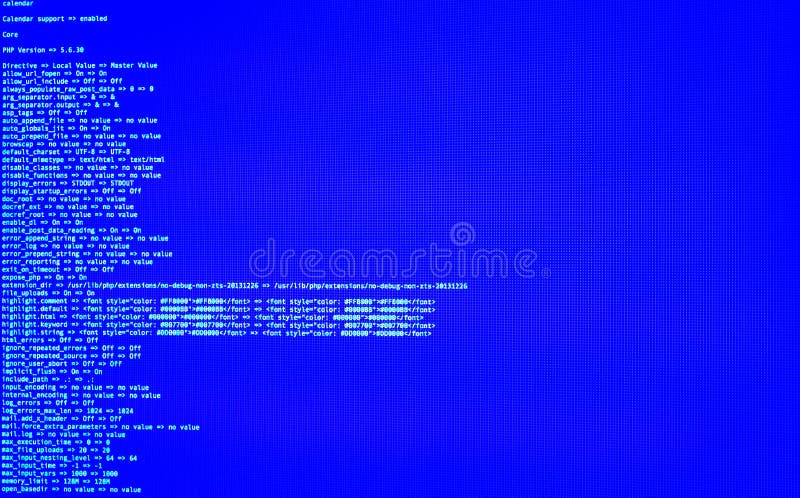 Code In Command Line Interface On Blue Background Front View Unix Bash Shell Stock Photo Image Of Programming Password