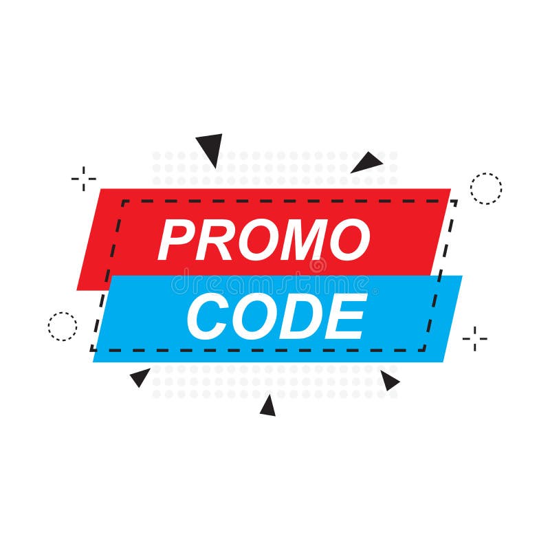 Code de promo, code de bon Illustration plate de sc?nographie de vecteur sur le fond blanc Illustration de vecteur illustration de vecteur Code de promo, code de bon Illustration plate de sc?nographie de vecteur sur le fond blanc Illustration de vecteur illustration de vecteur