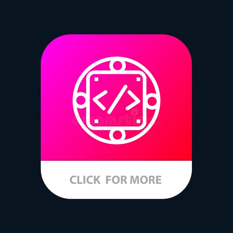 Code, Gewohnheit, Durchführung, Management, Produkt mobiler App-Knopf Android und IOS-Linie Version lizenzfreie abbildung Code, Gewohnheit, Durchführung, Management, Produkt mobiler App-Knopf Android und IOS-Linie Version lizenzfreie abbildung